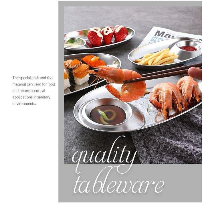 Lisslune | 2in1 Sauce Snack Plate