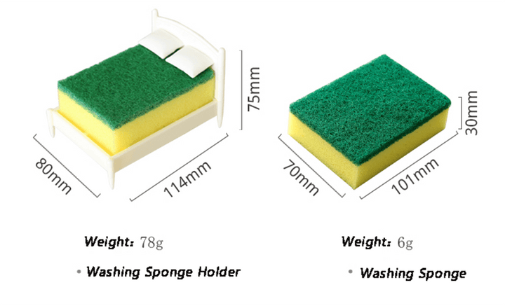 Lisslune | Creative Kitchen Washing Sponge Bed Holder