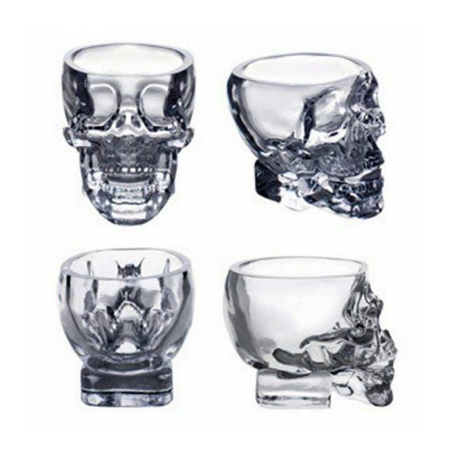 Lisslune | 3D Transparent Skull Crystal Mug