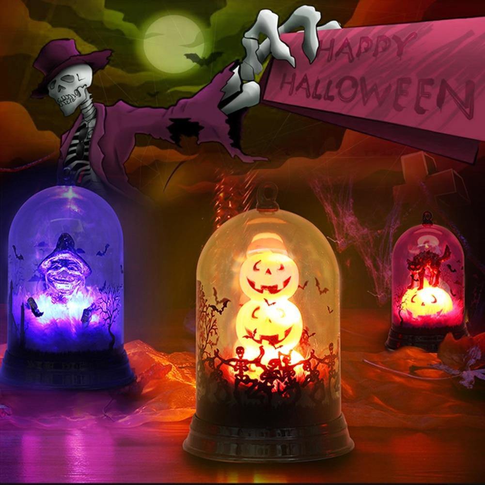Lisslune | Halloween Scene Witch Night Lamp Decoration