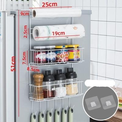 Lisslune | Refrigerator Hanging Side Storage Rack