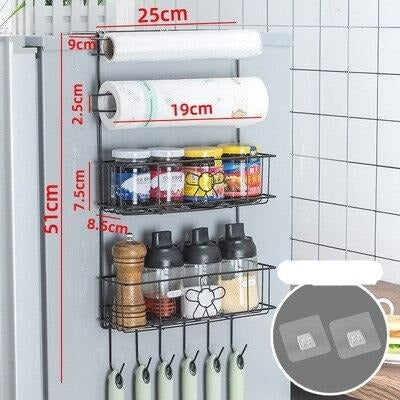 Lisslune | Refrigerator Hanging Side Storage Rack