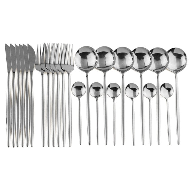 Lisslune | 24-piece cutlery set