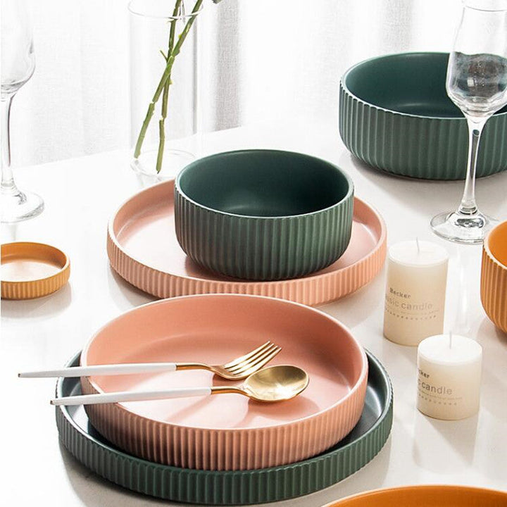Lisslune | Colorful Ceramic Dinner Plate