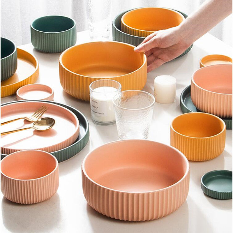 Lisslune | Colorful Ceramic Dinner Plate