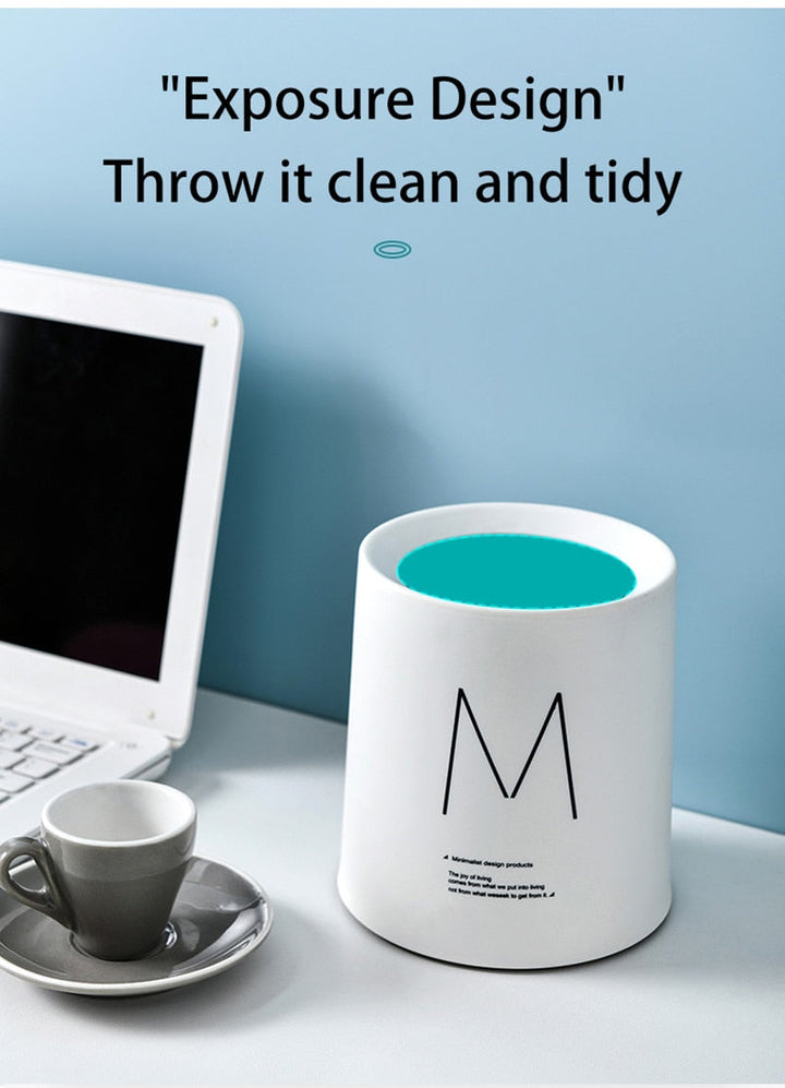 Lisslune | Nordic Desktop Double-Layer Mini Trash Can