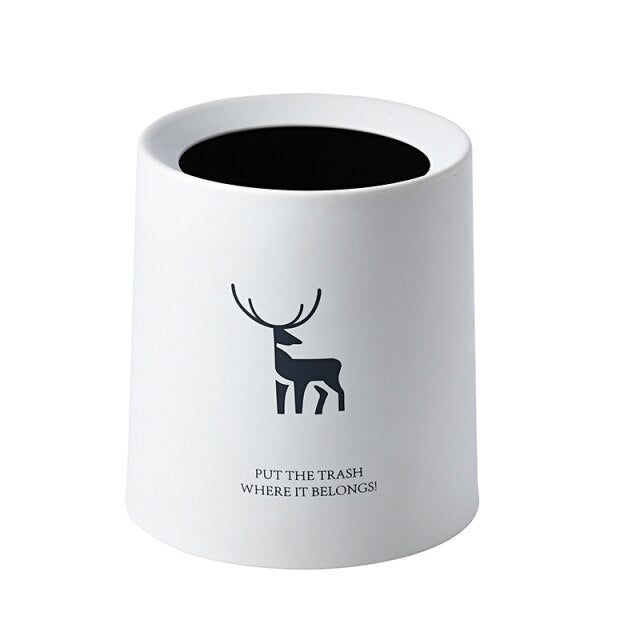 Lisslune | Nordic Desktop Double-Layer Mini Trash Can