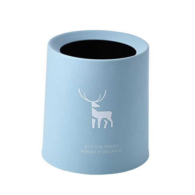 Lisslune | Nordic Desktop Double-Layer Mini Trash Can
