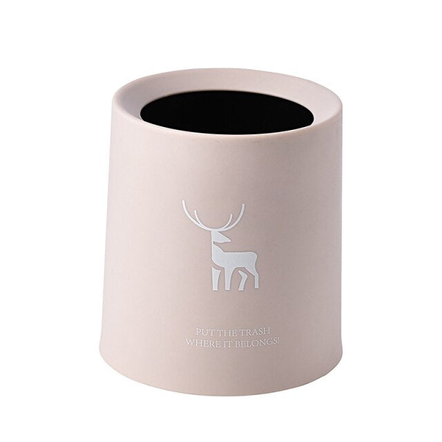 Lisslune | Nordic Desktop Double-Layer Mini Trash Can