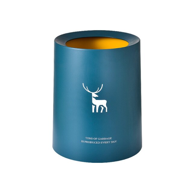 Lisslune | Nordic Desktop Double-Layer Mini Trash Can