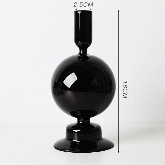 Lisslune | Nordic Stylish Bubble Glass Candle Holder