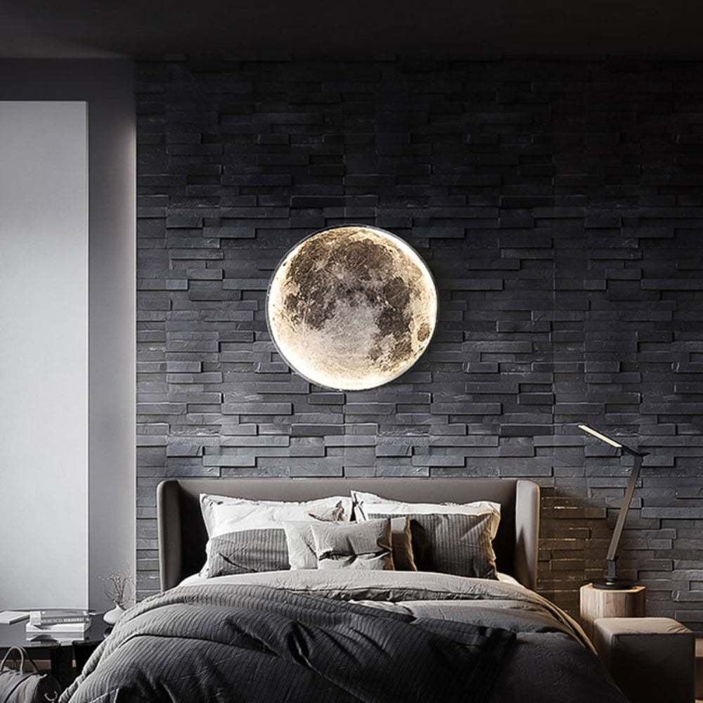 Lisslune | 3D LED Moon or Earth Ceiling or Wall Lamp (3 Styles) 24CM-80CM