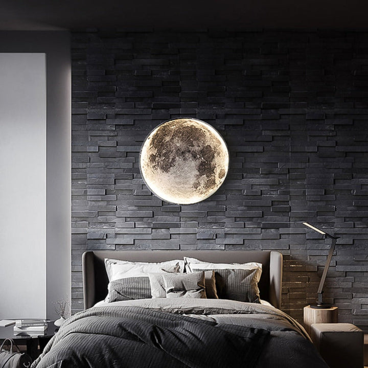 Lisslune | 3D LED Moon or Earth Ceiling or Wall Lamp (3 Styles) 24CM-80CM