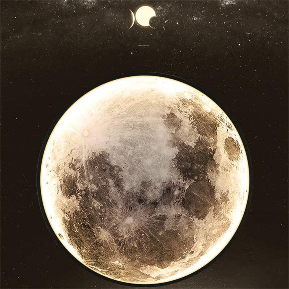 Lisslune | 3D LED Moon or Earth Ceiling or Wall Lamp (3 Styles) 24CM-80CM