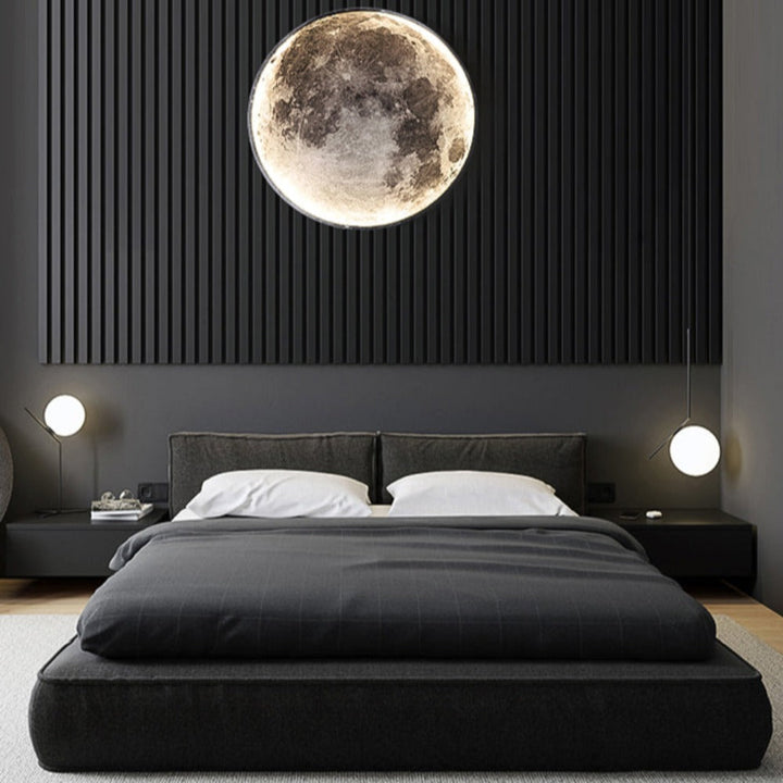 Lisslune | 3D LED Moon or Earth Ceiling or Wall Lamp (3 Styles) 24CM-80CM