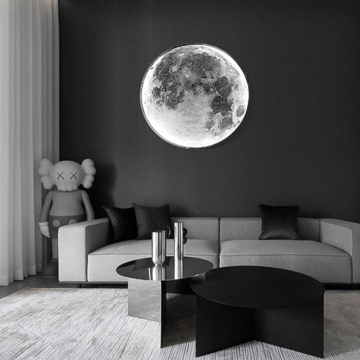 Lisslune | 3D LED Moon or Earth Ceiling or Wall Lamp (3 Styles) 24CM-80CM