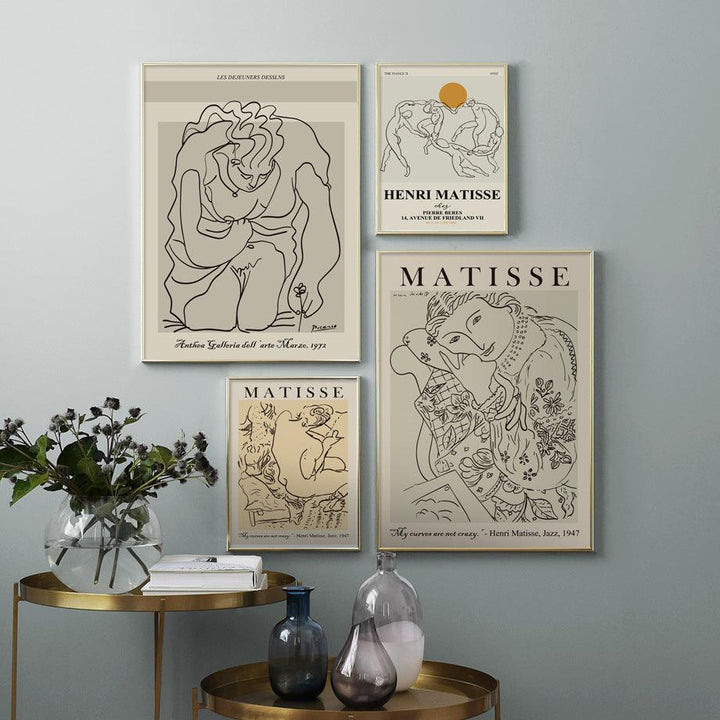 Lisslune | Henri Matisse Picasso Abstract Canvas