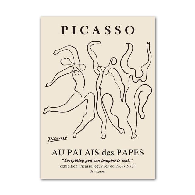 Lisslune | Henri Matisse Picasso Abstract Canvas