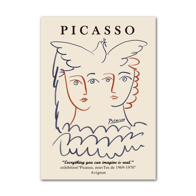 Lisslune | Henri Matisse Picasso Abstract Canvas