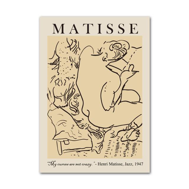 Lisslune | Henri Matisse Picasso Abstract Canvas
