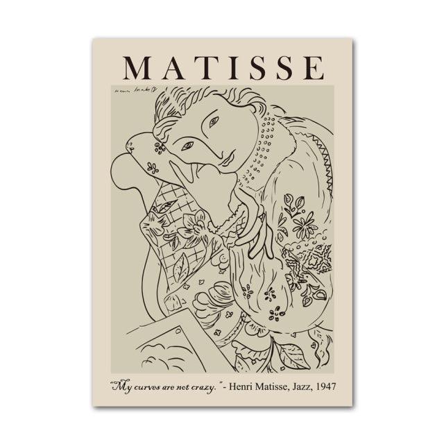 Lisslune | Henri Matisse Picasso Abstract Canvas