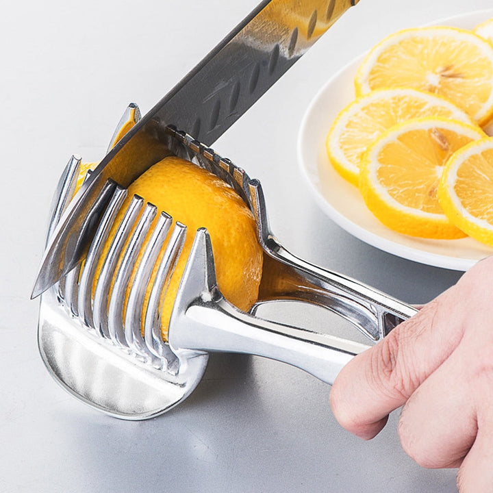 Lisslune | Stainless Steel Vegetable Fruit Cutting Holder Tool