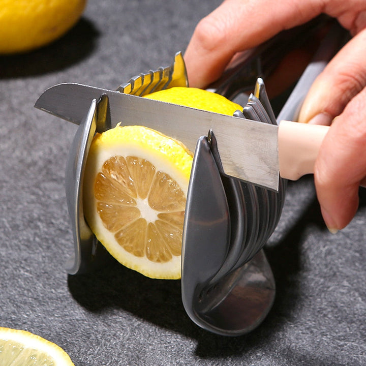 Lisslune | Stainless Steel Vegetable Fruit Cutting Holder Tool