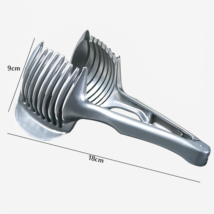Lisslune | Stainless Steel Vegetable Fruit Cutting Holder Tool