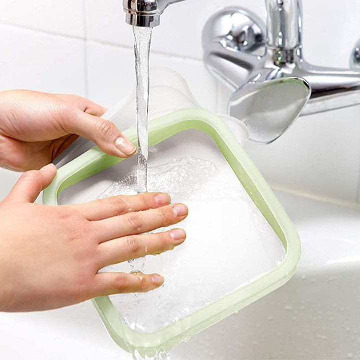 Lisslune | Eco-Friendly Microwavable Reusable Silicone Sandwich Box