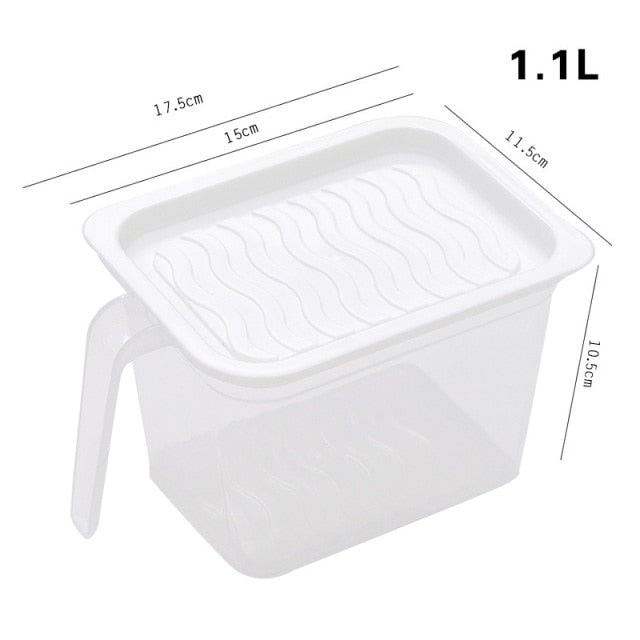 Lisslune | Stackable Refrigerator Transparent Storage Box
