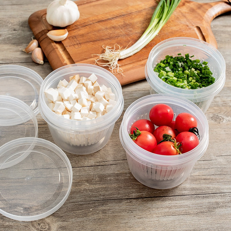 Lisslune | Vegetable Fresh-Keeping Drainer Mini Container