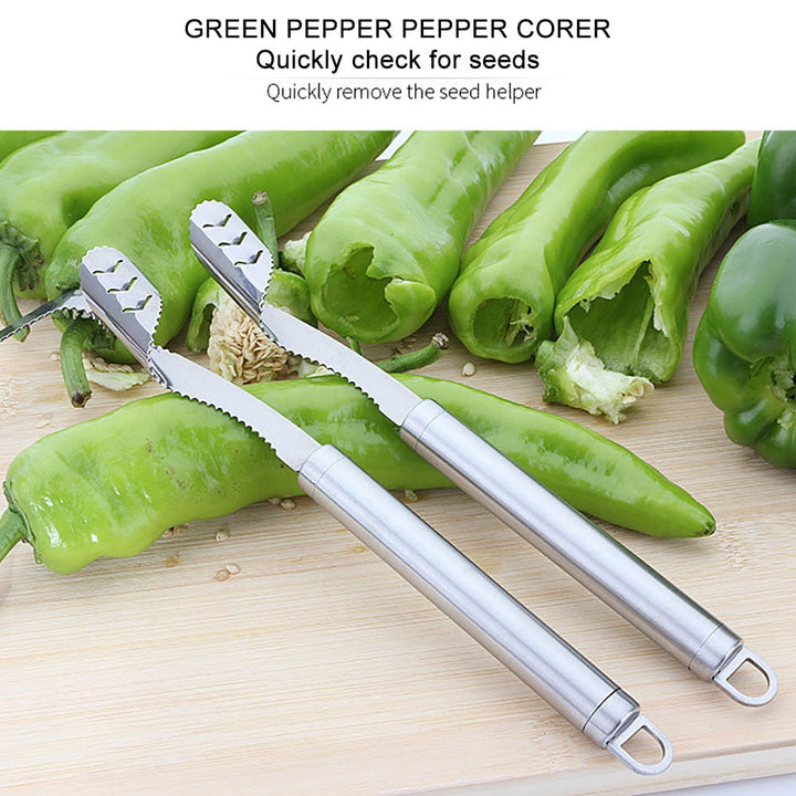 Lisslune | Stainless Steel Chili Pepper Seed Remover
