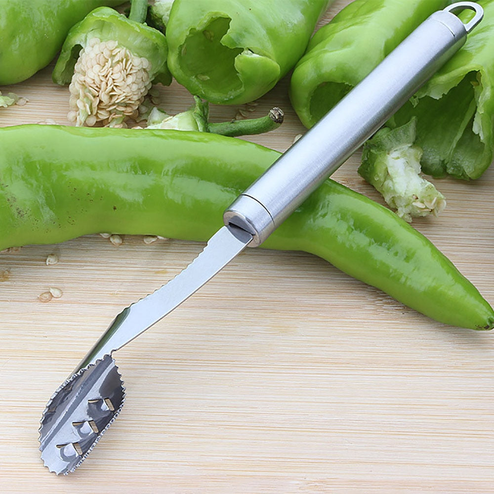 Lisslune | Stainless Steel Chili Pepper Seed Remover