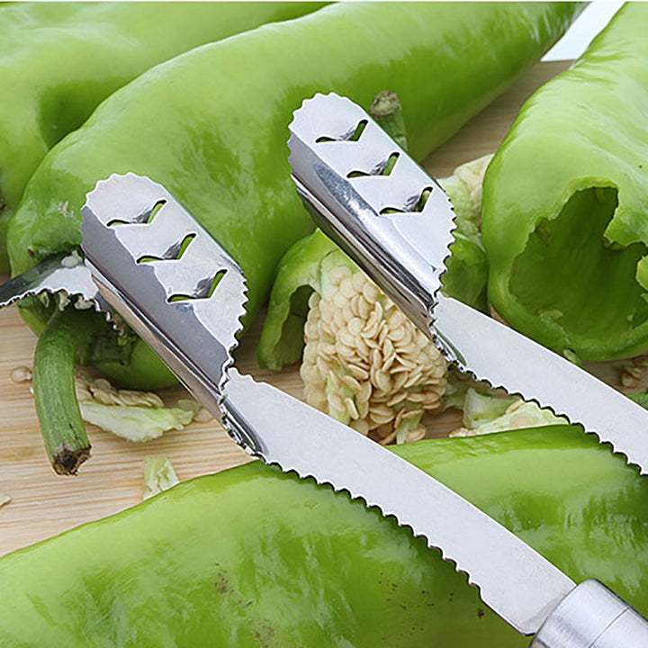 Lisslune | Stainless Steel Chili Pepper Seed Remover