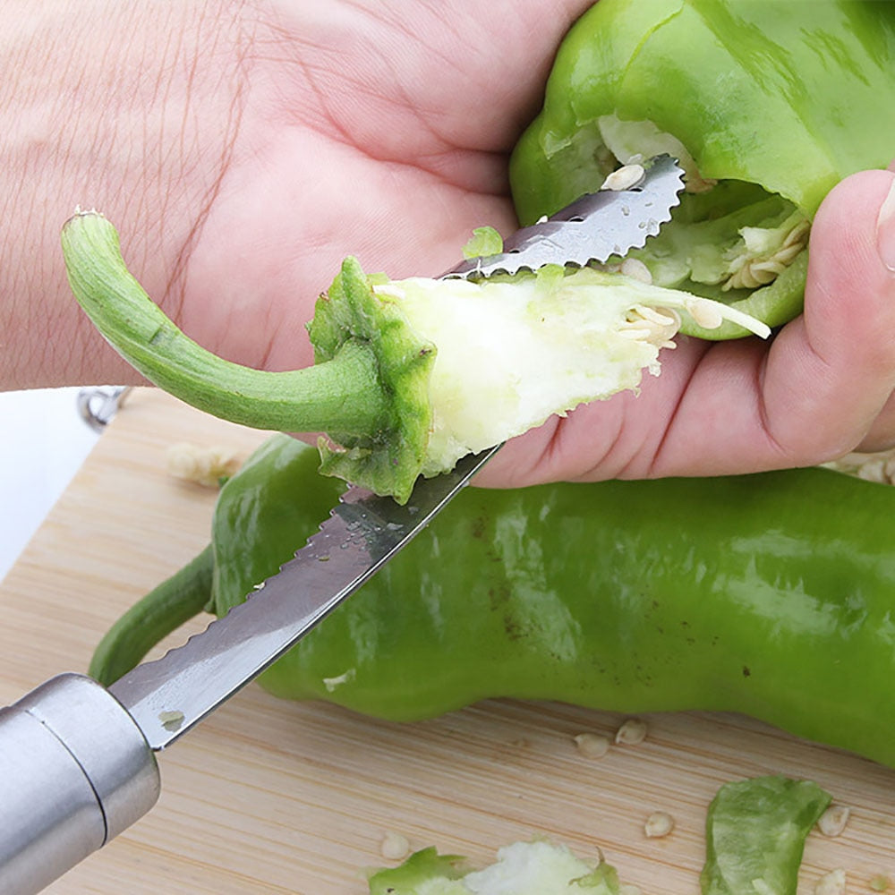 Lisslune | Stainless Steel Chili Pepper Seed Remover