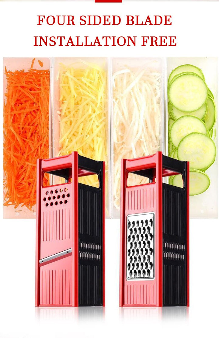 Lisslune | Multifunctional Four-sided Vegetable Grater Slicer