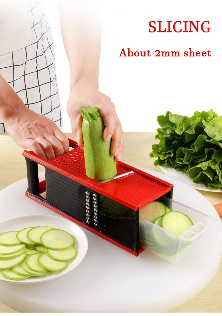 Lisslune | Multifunctional Four-sided Vegetable Grater Slicer