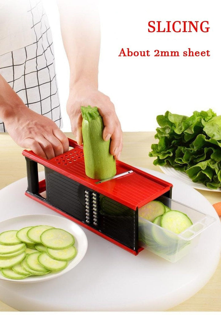 Lisslune | Multifunctional Four-sided Vegetable Grater Slicer