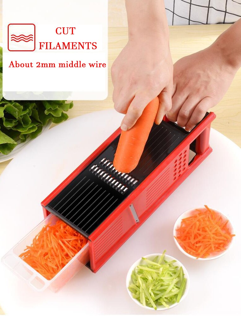 Lisslune | Multifunctional Four-sided Vegetable Grater Slicer