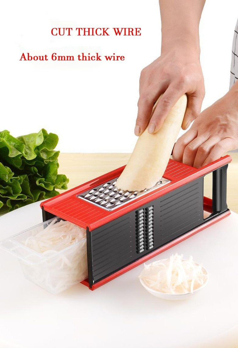 Lisslune | Multifunctional Four-sided Vegetable Grater Slicer