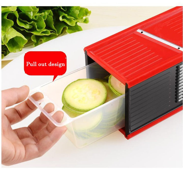 Lisslune | Multifunctional Four-sided Vegetable Grater Slicer