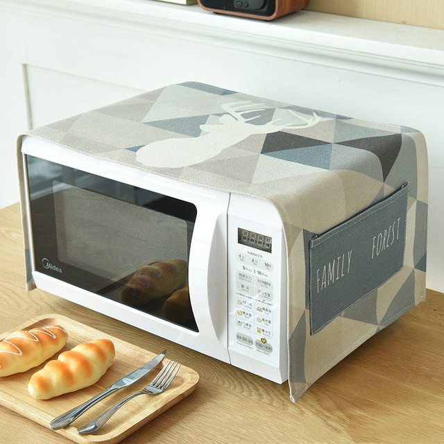 Lisslune | Artsy Microwave Cotton Cover Organizer
