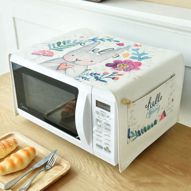 Lisslune | Artsy Microwave Cotton Cover Organizer