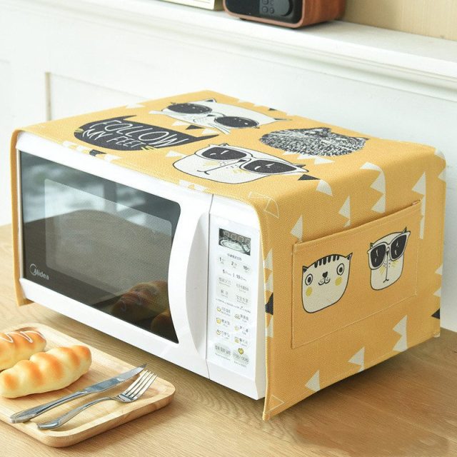 Lisslune | Artsy Microwave Cotton Cover Organizer