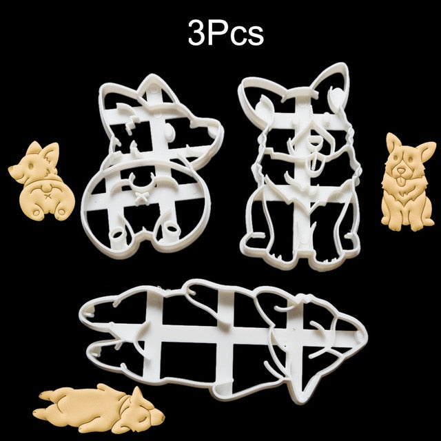 Lisslune | Dog Cookie Mold Cutter Set