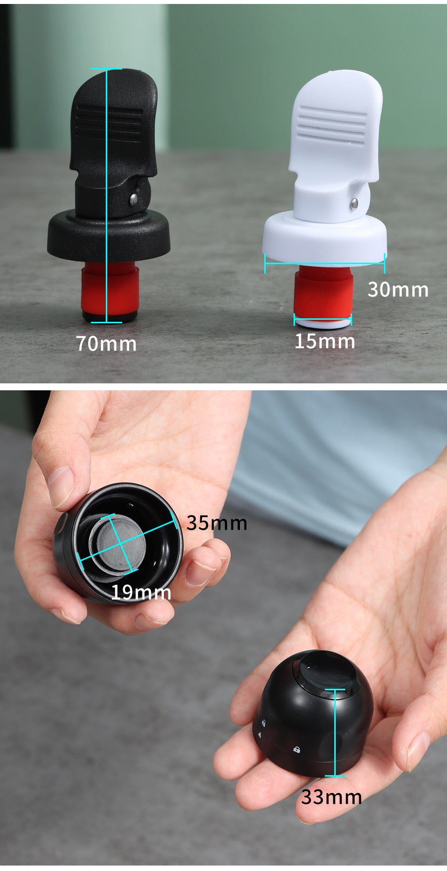 Lisslune | Magic Hat Wine Bottle Stopper