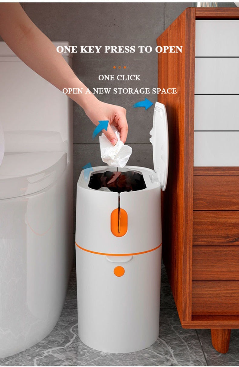 Lisslune | Automatic Easy Packaging Smart Trash Can