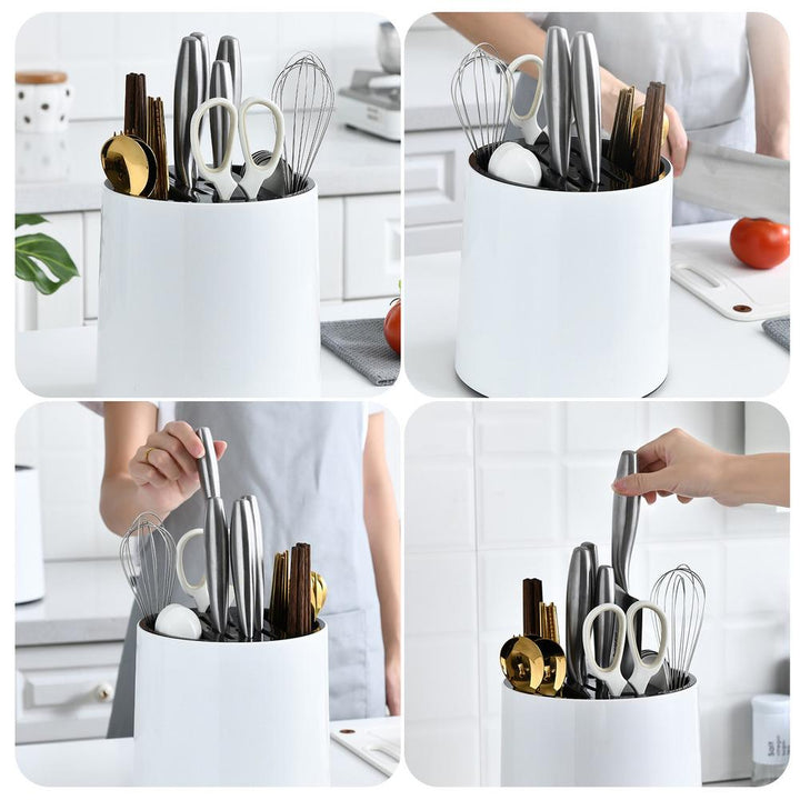 Lisslune | Rotating Kitchen Utensil Knife Holder