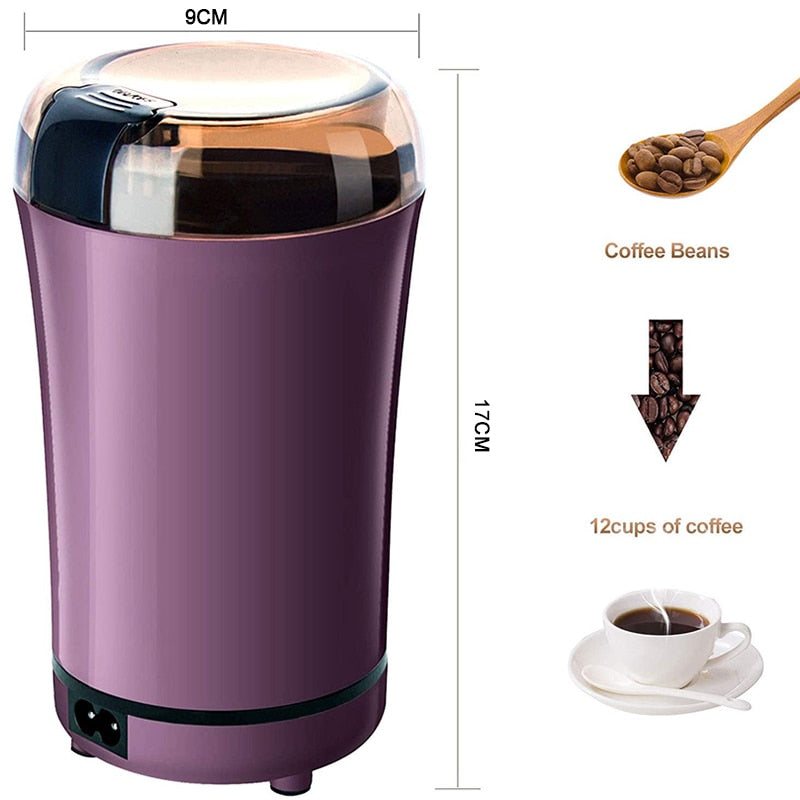 Lisslune | Electric Powerful Mini Coffee Bean Grinder