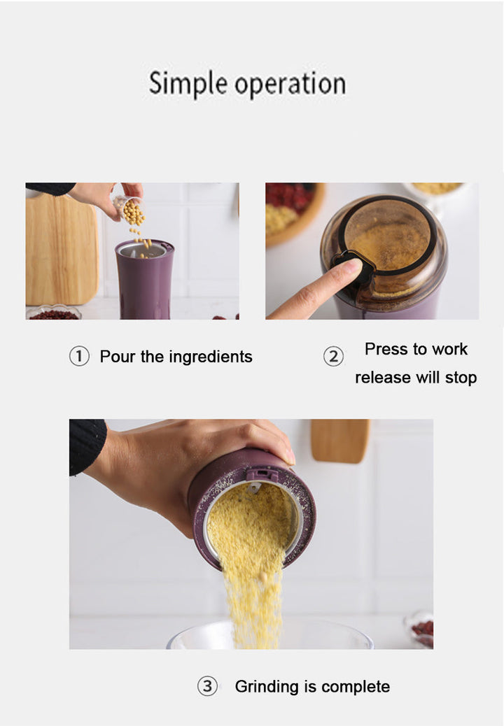 Lisslune | Electric Powerful Mini Coffee Bean Grinder
